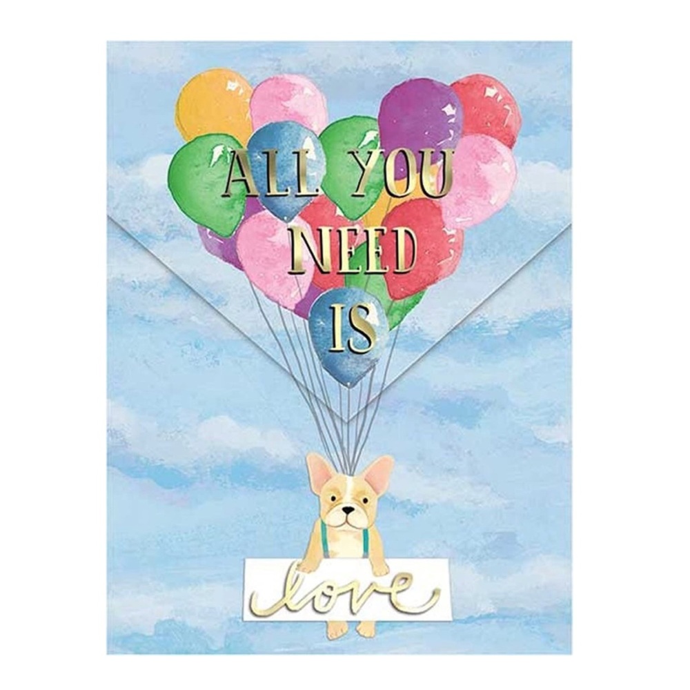Molly & Rex Balloon Embellished Mini Pocket Note Pad (35281)